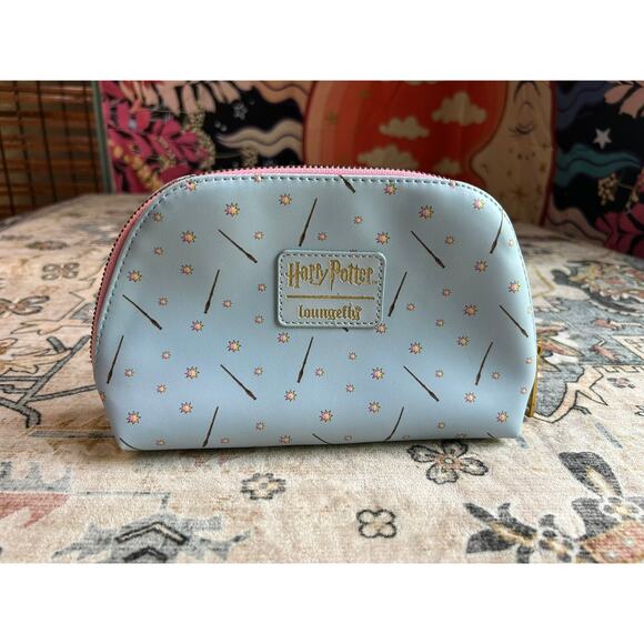 Loungefly Harry Potter Wizarding World Luna Lovegood Glasses Pouch Small Zip Bag - Picture 1 of 13